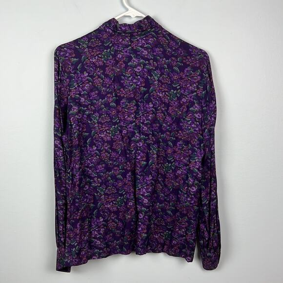 Vintage Pendleton women’s floral button front blouse size 12 - Picture 8 of 8